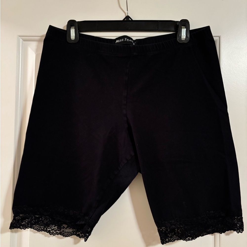 Miss Insane Black Lace Trim Undershorts